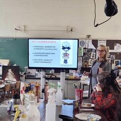 Artist Talk, Catonsville High School, Sculpture students, 12/18/2023