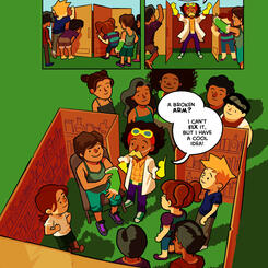 Amanda The Mad Scientist Sample Page