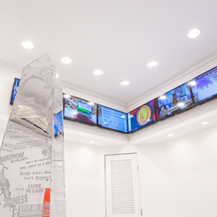 Lack Loop (7 Channels) - Installation View at PWA