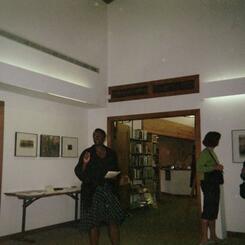 Denée Barr Greets Guest Nature of Things:  Transformations Within Nature Solo Fine Art Photography Exhibit Adkins Arboretum 2009