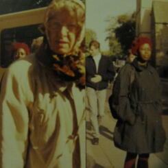 Denée Barr Behind the Scenes Oxford Photo Shoot of Everday Stories Exhibition Images Ikon Touring 1995-1996 