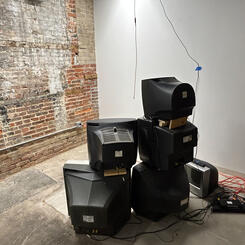 Back side of Electric Body in Lion Bros Studio