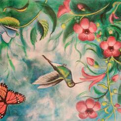 California Hummingbird Banner