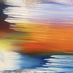 unexpressed elements 2023 40 by 60 inches acrylic on canvas