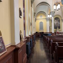 Jesus Pieces installed in the Marikle Chapel of the Annunciation
