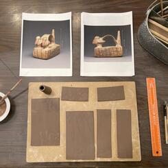 Historical recreation in process