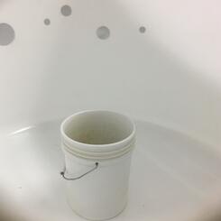 The Holey Pail Diorama- Study for a monumental sculpture