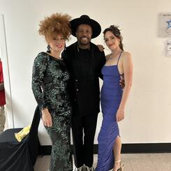 Melissa and Britt with D-Nice