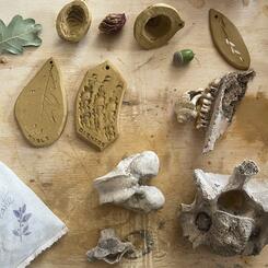 Gathering inspiration in form and texture from the local landscape