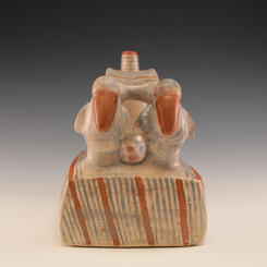 Historical recreation of a Sicán-Lambayeque Whistling Bottle