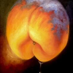 Dripping Peach