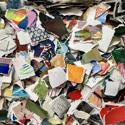 Torn Old Paintings for Tesserae