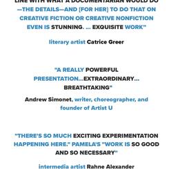 Praise for Pamela Woolford's Work