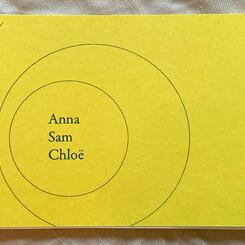 Anna, Sam, Chloë cover