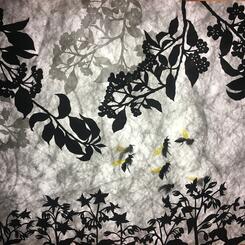 Talk to your Bees crankie- apple blossoms and borage