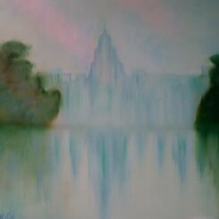 Modern Art Meets Cubism - Capitol I - Fog Effect