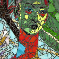 Journey - Self Portrait Glass Mosaic Design