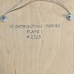 Misattribution Plate 1 Back