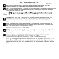Score and Directions