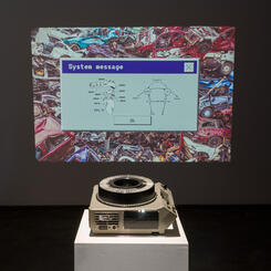 Carousel No. 1 (Desire Is Structured Like A Montage) - Installation at Smack Mellon, Brooklyn, NY