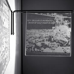 Newspaper, Almost Transparent; Katrina 2019