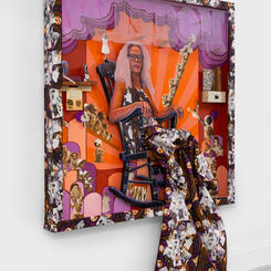 She opens her mouth with WISDOM/side view 