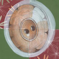 Yellow Flower Button