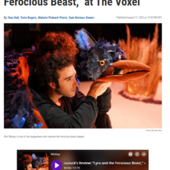 Rousuck's Review: “Lyra and the Ferocious Beast