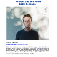 Podcast interview for The Library of Congress with Maryland Poet Laureate Grace Cavalieri