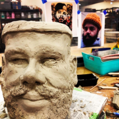 Roberto Lugo Jug in process