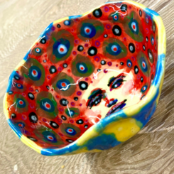 Pinched with Dots and Stripes