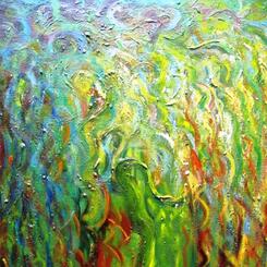 Weeping Willow III at Giverny - Afternoon Effect 