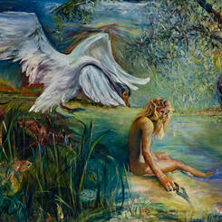 What's This? Prequel, 60 x 79 x 2, oil on linen