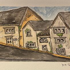 Watercolor Study  (Tea Room)