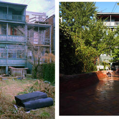 before / after backyard