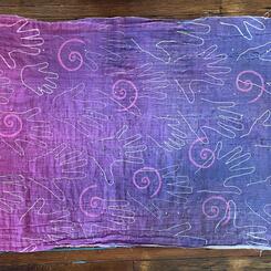 Community Hands Scarf Flat