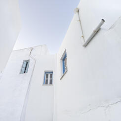 Escher Looks Up | Amorgos Island, Cycladic Archipelago, Aegean Sea, Greece