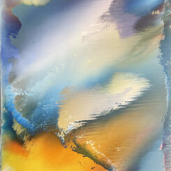 from this time on 60 by 40 acrylic on canvas 2022