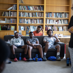 Talking plot at Goucher College's Young Writers' Camp