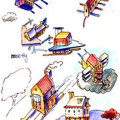 House Flies Sketches