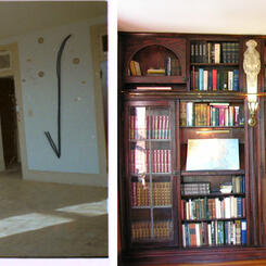 before / after library