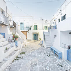 Kastro: Medieval Alley | Folegandros Island, Cycladic Archipelago, Aegean Sea, Greece