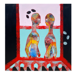 nkan ti oju ri enu a fi pamo / what the eyes see, the mouth holds in secrecy