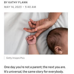 I Became a Mother When Somebody Suddenly Handed Me a Baby