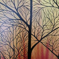 stained woods II detail