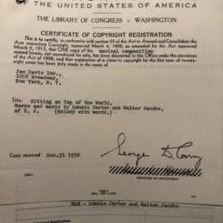 Sitting on Top of the World: documents