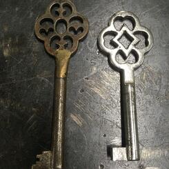 Vintage keys from Nuremberg, Germany
