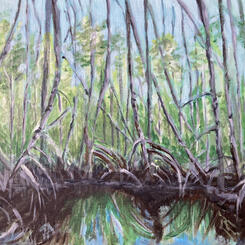 The Green Lagoon 12x16