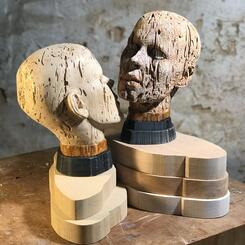 Untitled (striped pair)