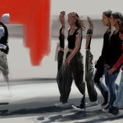 Strutting in the City